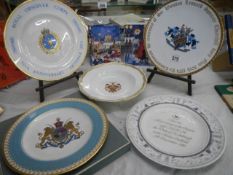 Five good collector's plates.