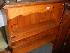 A mid 20th century pine dresser top, COLLECT ONLY.