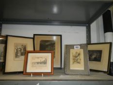 A selection of 20th century engravings, COLLECT ONLY.