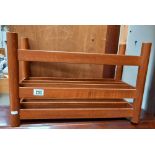 A retro teak magazine rack COLLECT ONLY