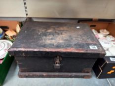 A pine tool box COLLECT ONLY