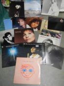 A good lot of Barbara Streisand LP records.