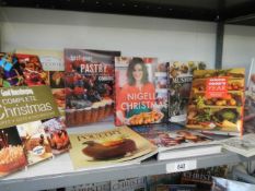 A quantity of cookery books.