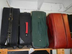 Four good clean suitcases, COLLECT ONLY.