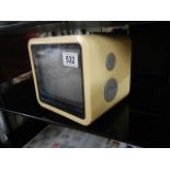 A small vintage television, COLLECT ONLY.