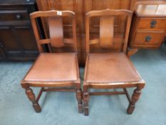 A pair of vintage chairs COLLECT ONLY