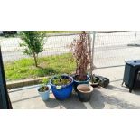 4 large garden planters COLLECT ONLY