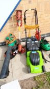 A mower, pressure washer & strimmer etc. COLLECT ONLY