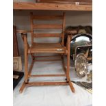 A vintage child's folding rocking chair COLLECT ONLY