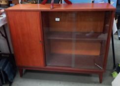 A vintage teak book case COLLECT ONLY