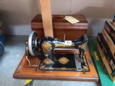 A vintage Jones sewing machine COLLECT ONLY
