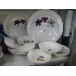 A mixed lot of plates and dishes COLLECT ONLY.