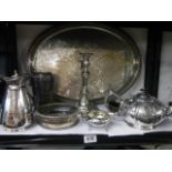 A mixed lot of good silver plated items.