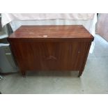 A 1930's oak/ply blanket box COLLECT ONLY