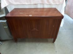 A 1930's oak/ply blanket box COLLECT ONLY