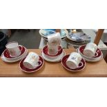 An 18 piece Susie Cooper tea set COLLECT ONLY