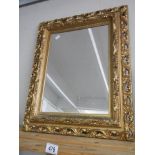 A gilt framed mirror, COLLECT ONLY.