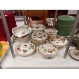 A large lot of Royal Worcester 'Evesham' dinner ware COLLECT ONLY