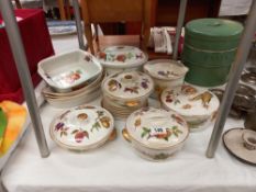 A large lot of Royal Worcester 'Evesham' dinner ware COLLECT ONLY