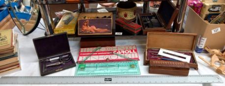A vintage chess set, draughts & dominoes etc including boxed Hohner super chromonica harmonica