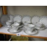 An eighteen piece porcelain tea set. COLLECT ONLY.
