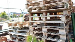 24 wooden pallets COLLECT ONLY
