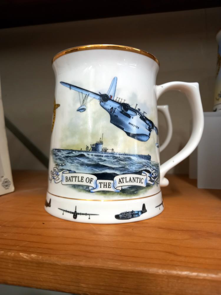 6 RAF WW2 commemorative tankards COLLECT ONLY - Image 3 of 7