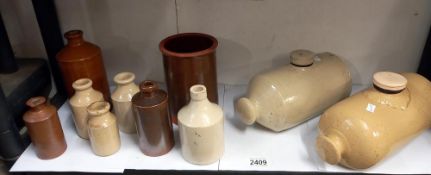 A quantity of stoneware bottles etc. COLLECT ONLY