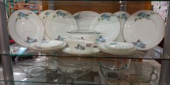 A rare vintage Pyrex dinner set (approximately 20 pieces) COLLECT ONLY