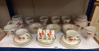 A Royal Doulton Field Flower tea service COLLECT ONLY