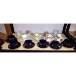 A good lot of cups & saucers including 6 piece & 2 trios COLLECT ONLY