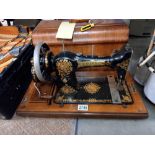 A vintage Jones sewing machine COLLECT ONLY