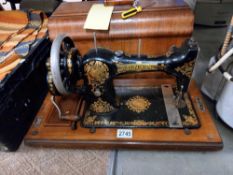 A vintage Jones sewing machine COLLECT ONLY