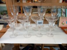 A good set of matching drinking glasses COLLECT ONLY