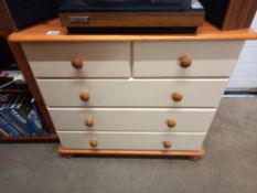 A modern bedroom chest of drawers collect only