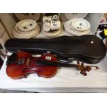 A Lark violin with hardcase Collect only