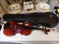 A Lark violin with hardcase Collect only