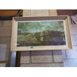 A framed & glazed Landscape print 'Wivenhoe park Essex' Original by John Constable (65cm x 40cm)