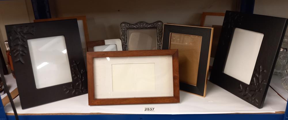 A quantity of photo frames in various sizes COLLECT ONLY