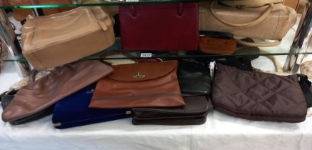 A good lot of handbags including many Vintage. Collect Only