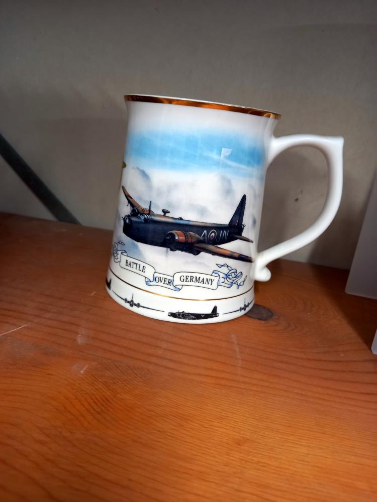 6 RAF WW2 commemorative tankards COLLECT ONLY - Image 2 of 7