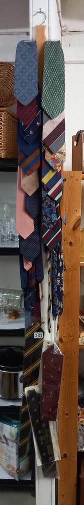 A good lot of men's neck ties including Jaeger, Stefano Ricci & Harrods & including some new