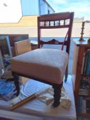 An early 20th century bedroom chair, COLLECT ONLY.