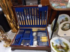 A boxed canteen of cutlery (2 mixed sets) COLLECT ONLY