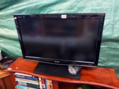A Sharp Aquos 32'' television Collect only