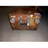 An electrical A.C. multi-amp box (by the Record Electrical Company) COLLECT ONLY