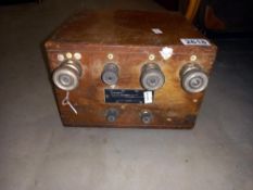 An electrical A.C. multi-amp box (by the Record Electrical Company) COLLECT ONLY