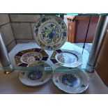 A Masons ' Regency' pattern plate and 2 other different lots Collect only