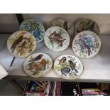 8 German WWF collector plates Collect Only