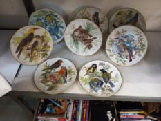 8 German WWF collector plates Collect Only